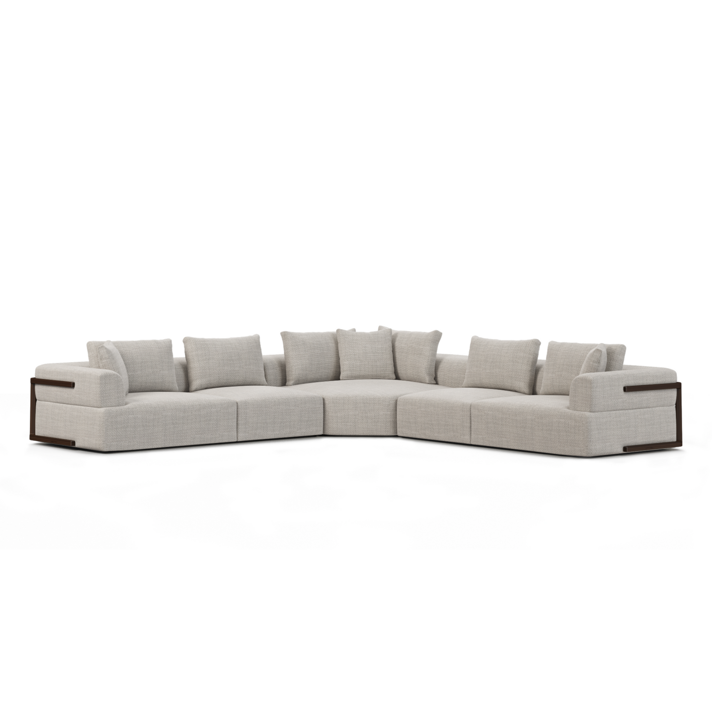 Warner Four Seater Sectional Sofa with Corner