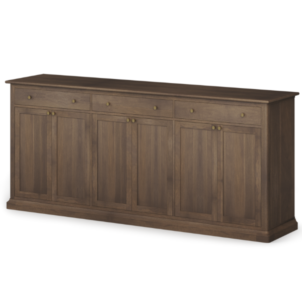 Mercana Braxton Three Drawers Wood Sideboard