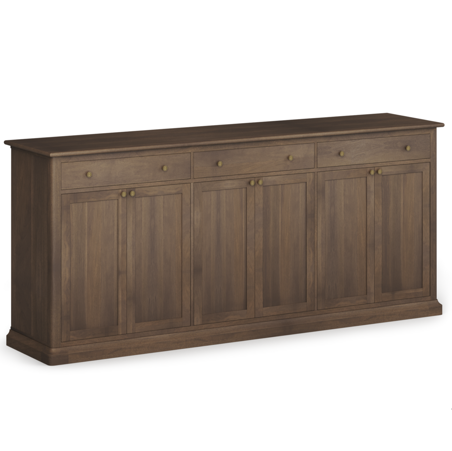 Mercana Braxton Three Drawers Wood Sideboard