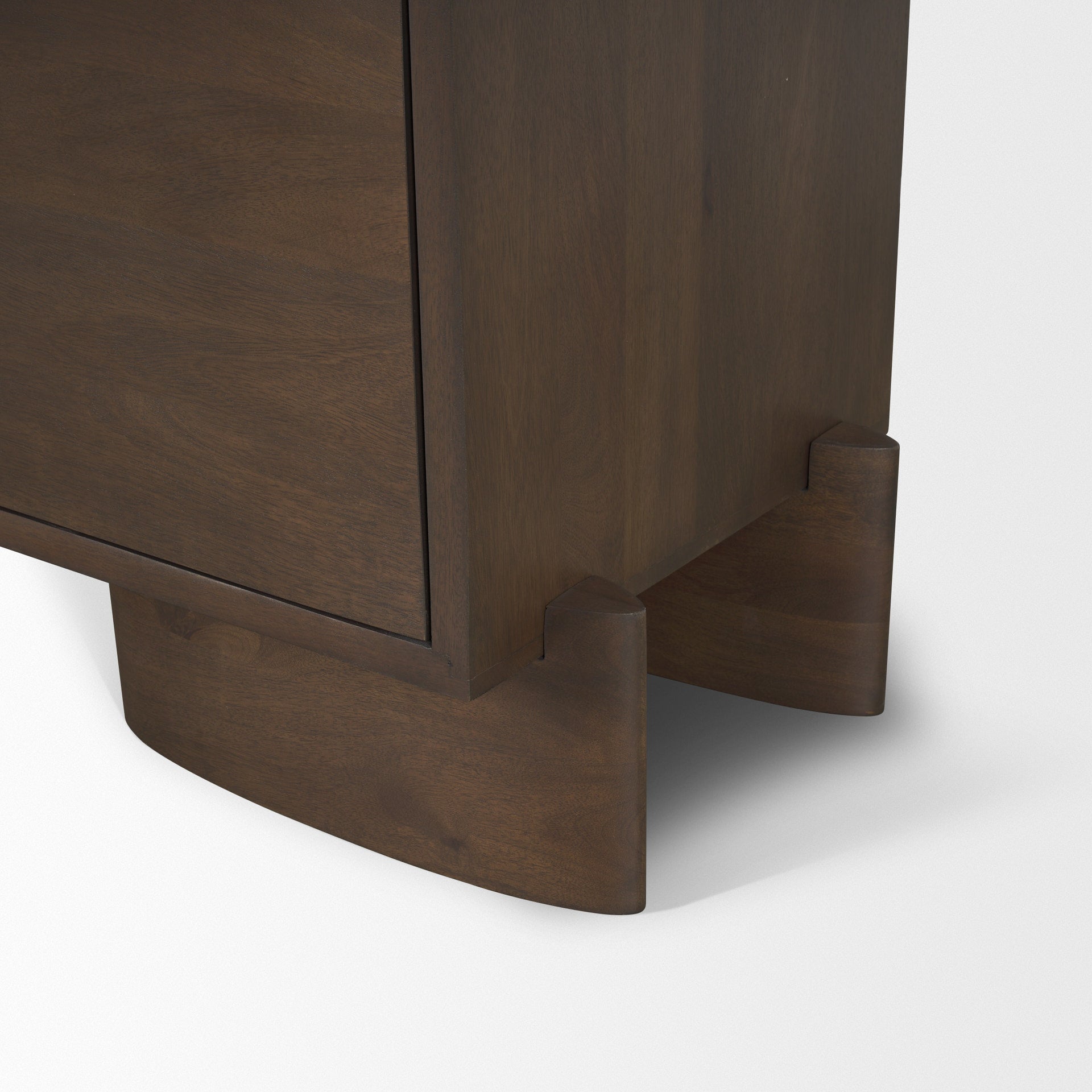 Mercana Jonan Three Drawers Wood Sideboard
