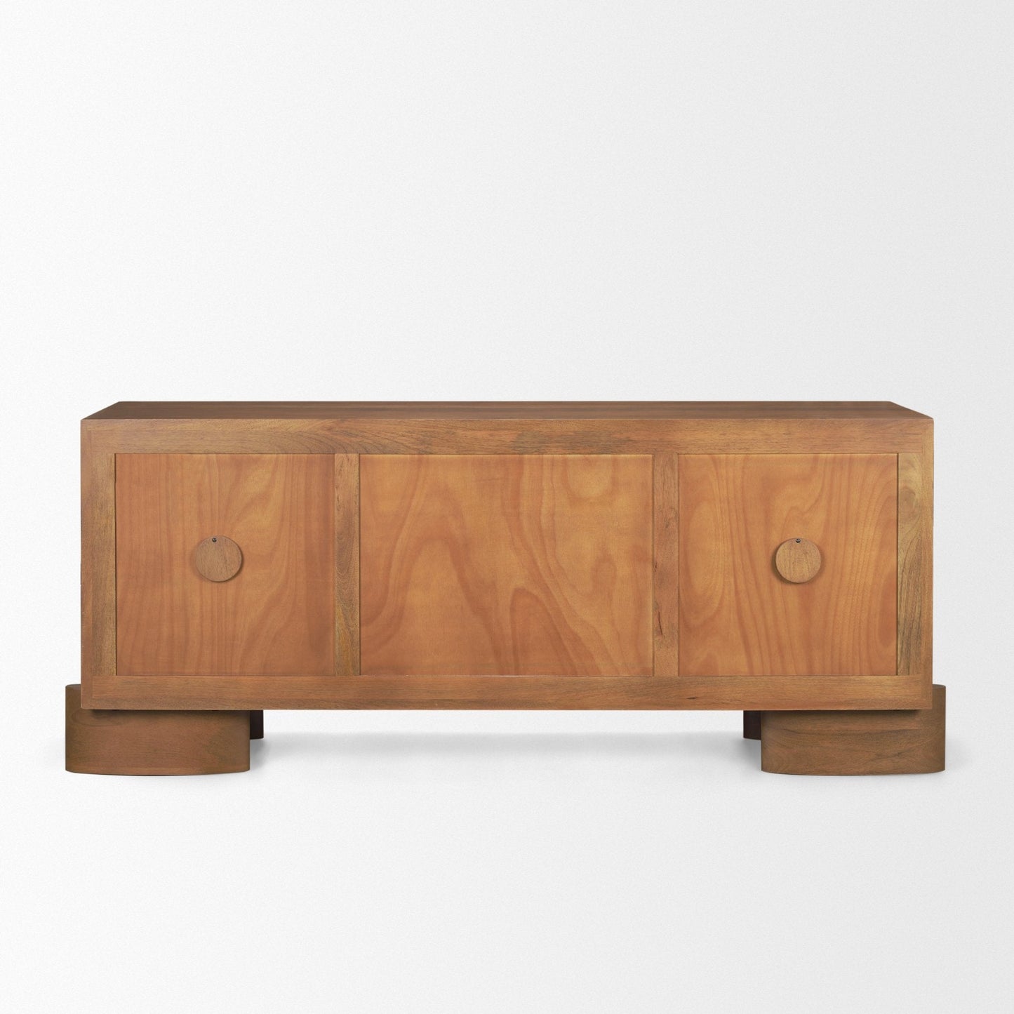 Mercana Jonan Three Drawers Wood Sideboard