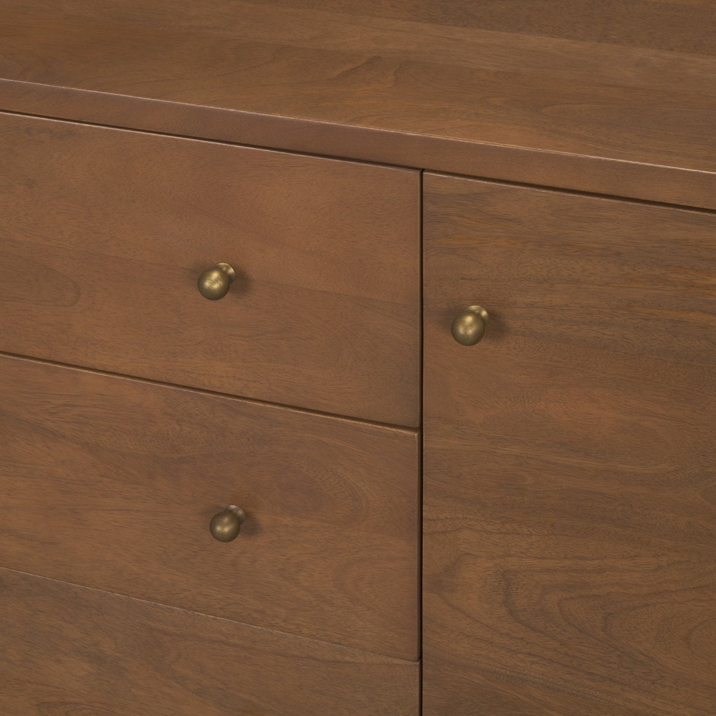 Mercana Jonan Three Drawers Wood Sideboard
