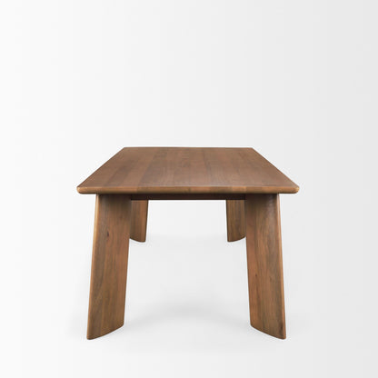 Mercana Jonan Wooden Rectangular Dining Table