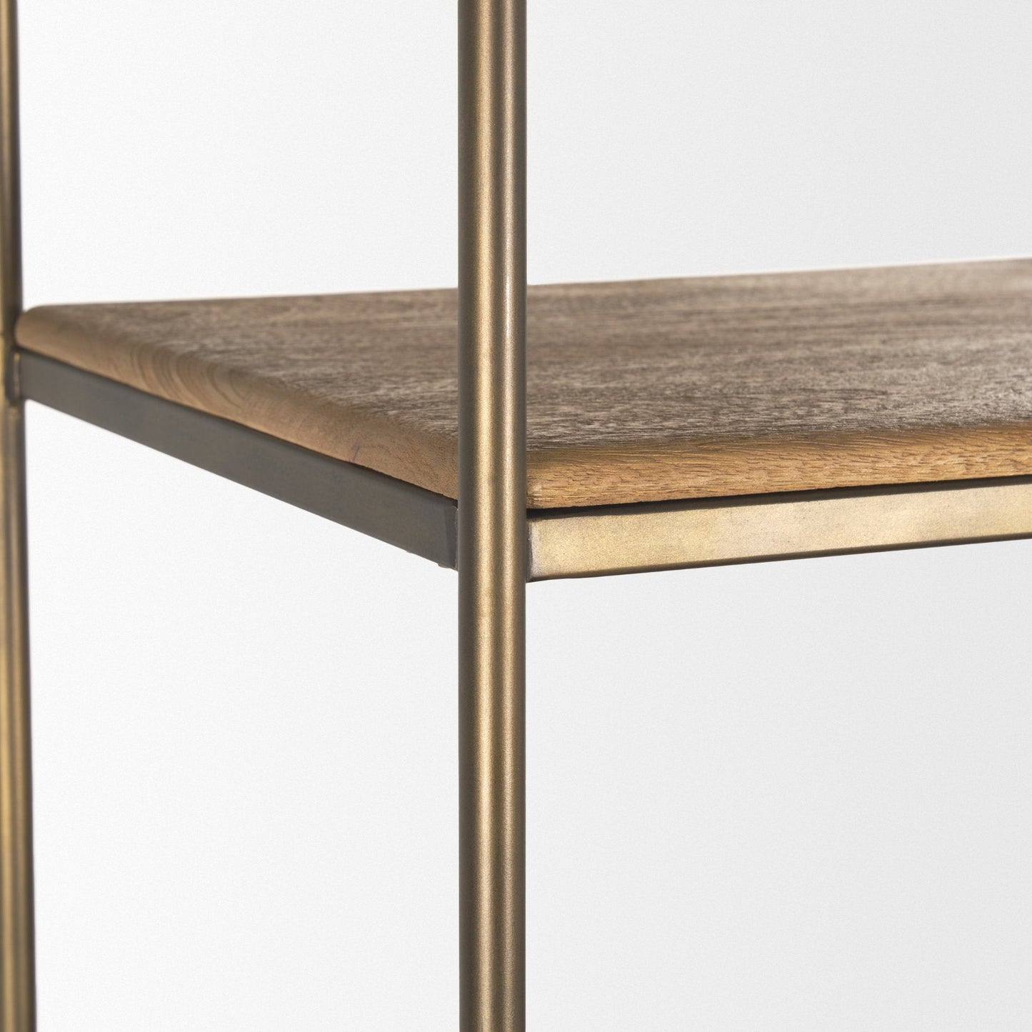 Mercana Braxton Light Brown Wood Shelving Unit