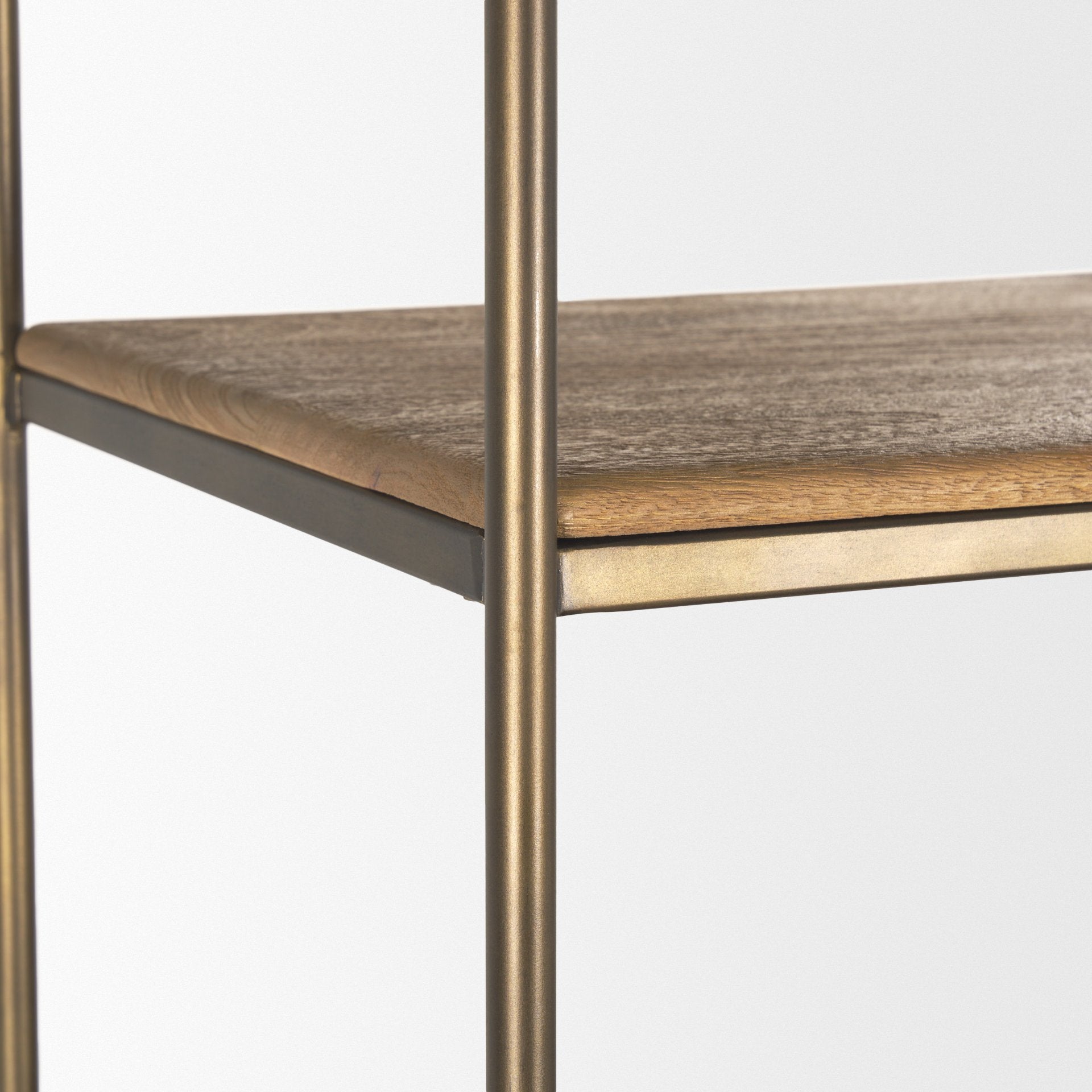 Mercana Braxton Light Brown Wood Shelving Unit