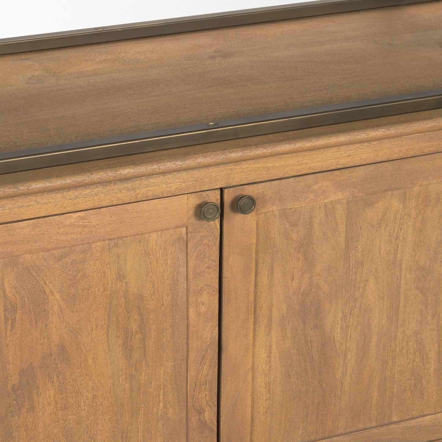 Mercana Braxton Light Brown Wood Shelving Unit