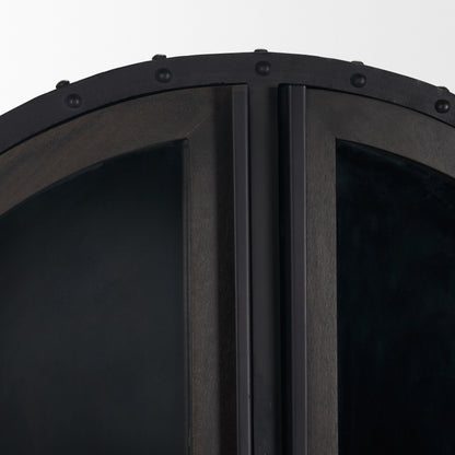 Gehry Wooden Dark Brown Bookcase