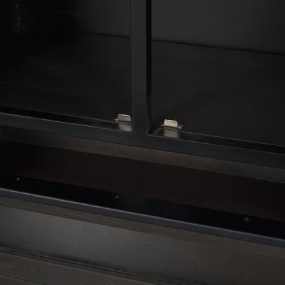 Gehry Wooden Dark Brown Bookcase