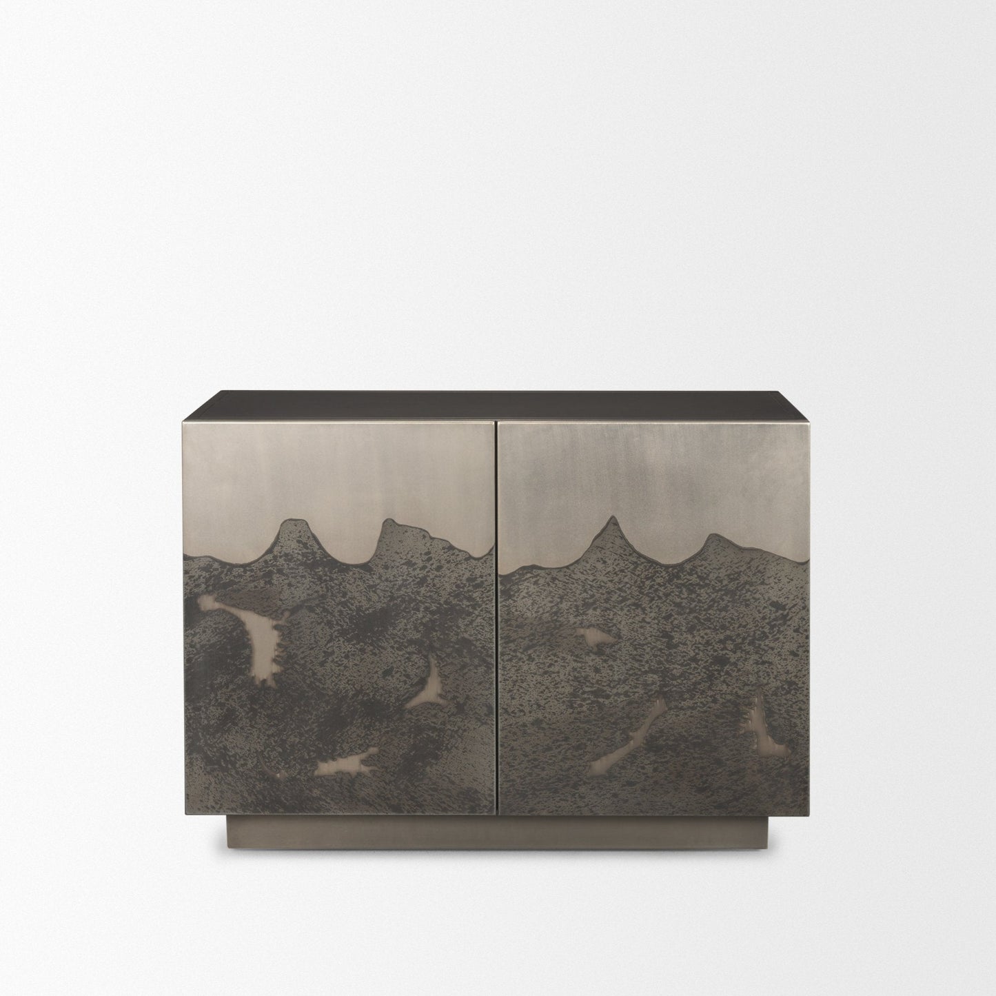 Roxdale Acid Wash Iron Accent Cabinet