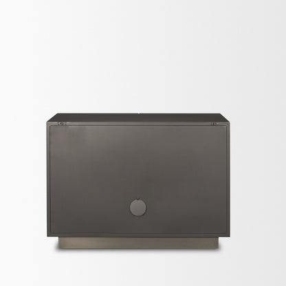 Roxdale Acid Wash Iron Accent Cabinet