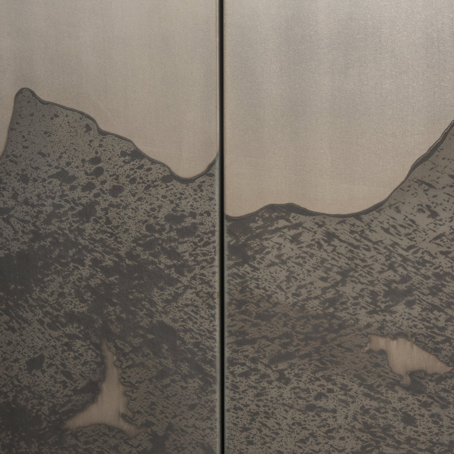 Roxdale Acid Wash Iron Accent Cabinet