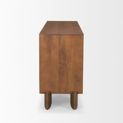Mercana Jonan Three Drawers Wood Sideboard