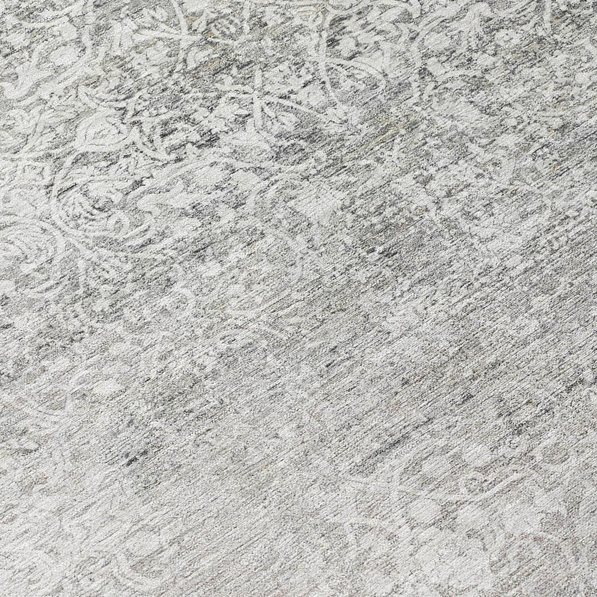 Kaelas Gray Washable Indoor-Outdoor Rug
