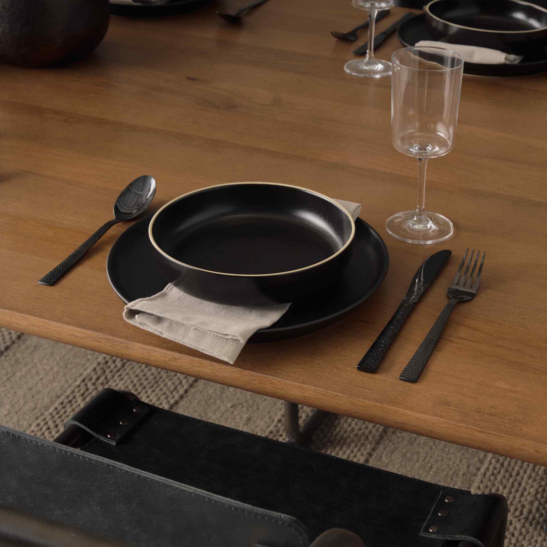 Mercana Jonan Wooden Rectangular Dining Table