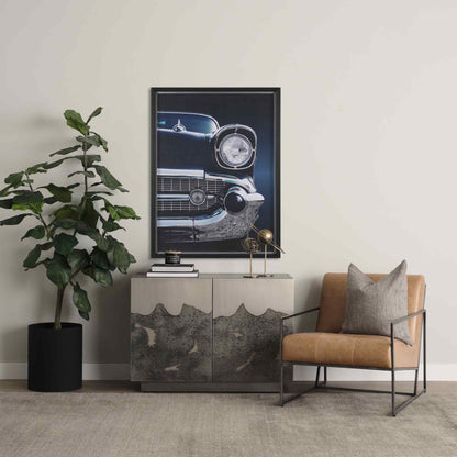 Stratton Genuine Leather Accent Chair