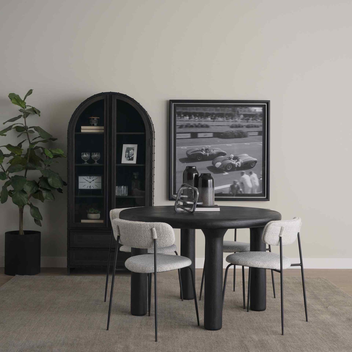 Mercana Soma Wood Round Dining Table