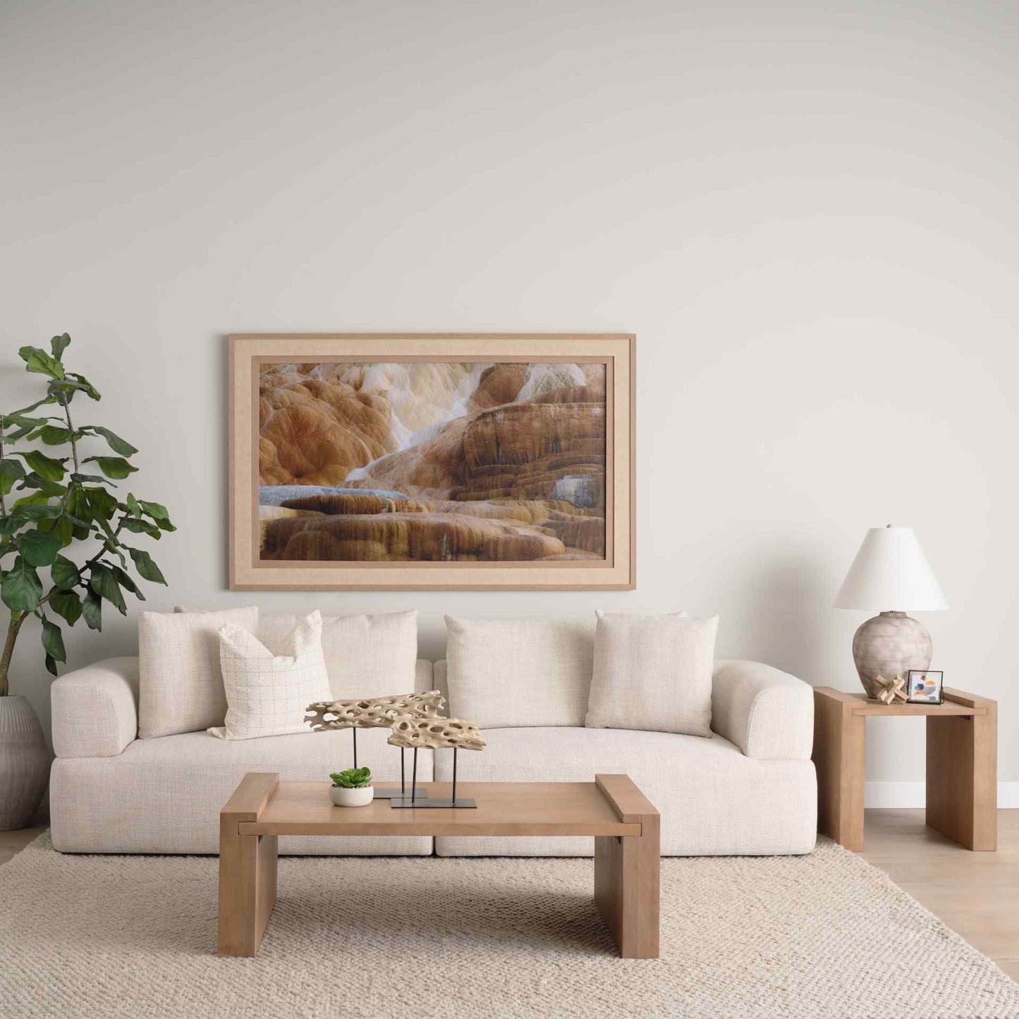 Mercana Wesson Wooden Rectangular Accent Table