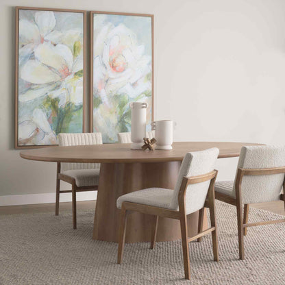Mercana Jovani Wooden Oval Dining Table