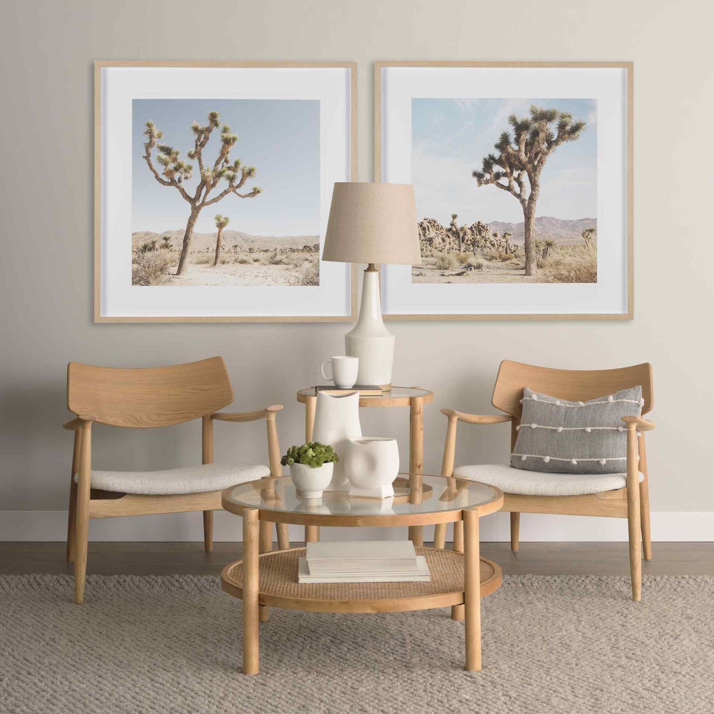 Mercana Weslyn Glass Top Round Side Table