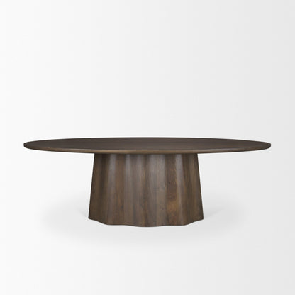 Mercana Jovani Wooden Oval Dining Table