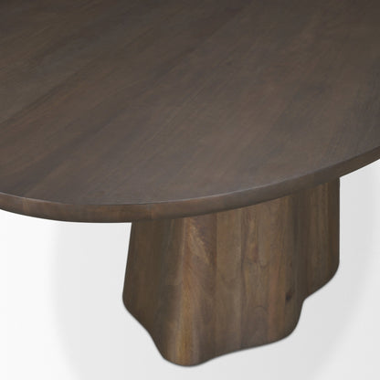 Mercana Jovani Wooden Oval Dining Table