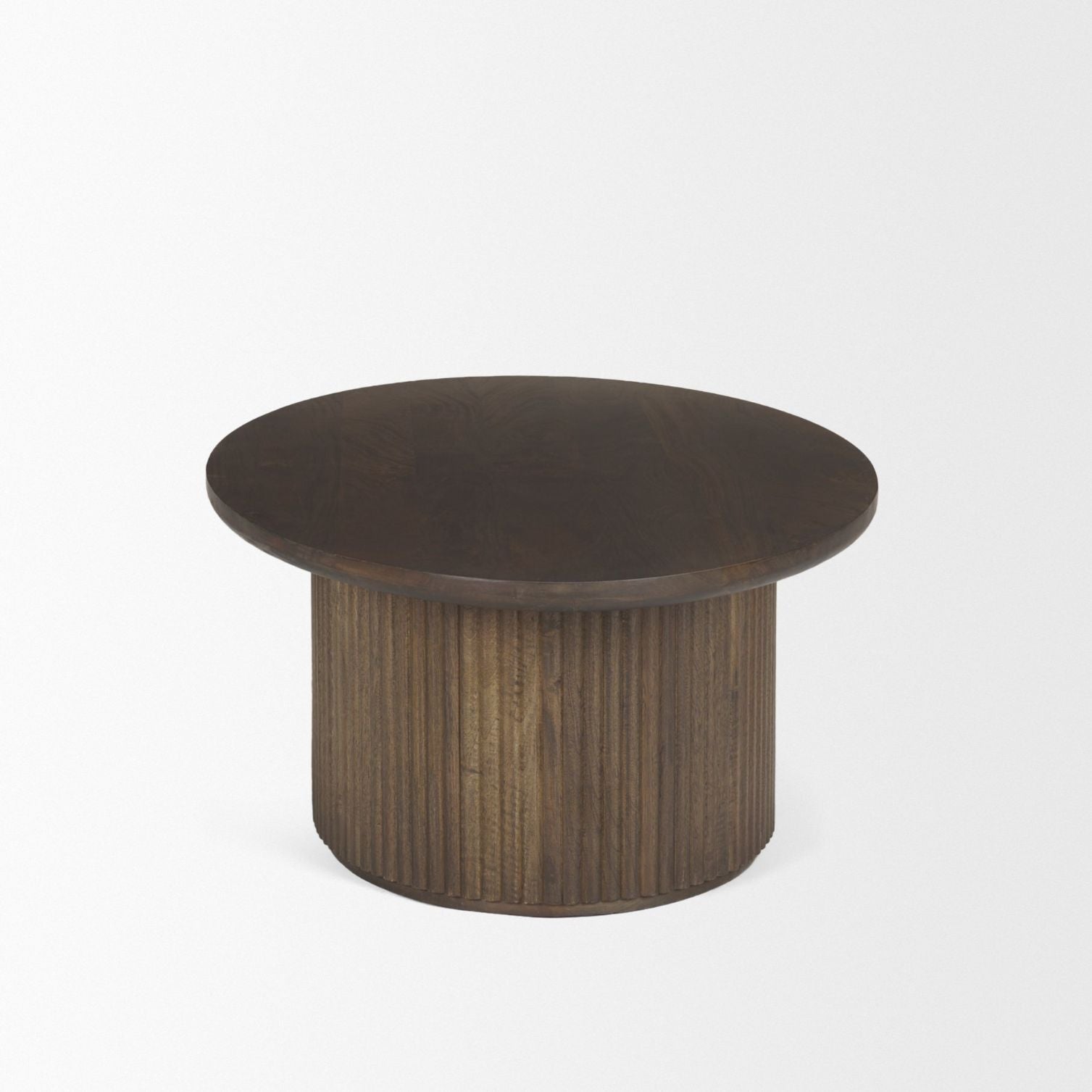 Mercana Terra Fluted Wood Coffee Table