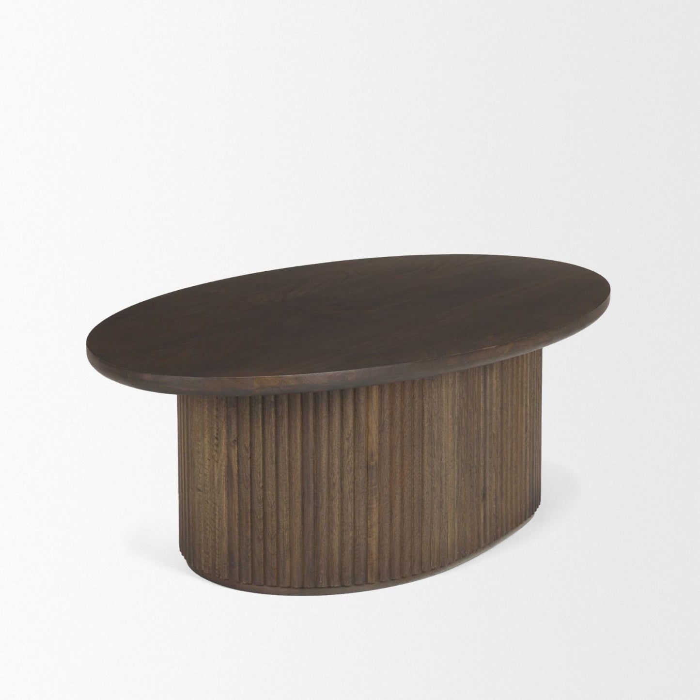 Mercana Terra Fluted Wood Coffee Table