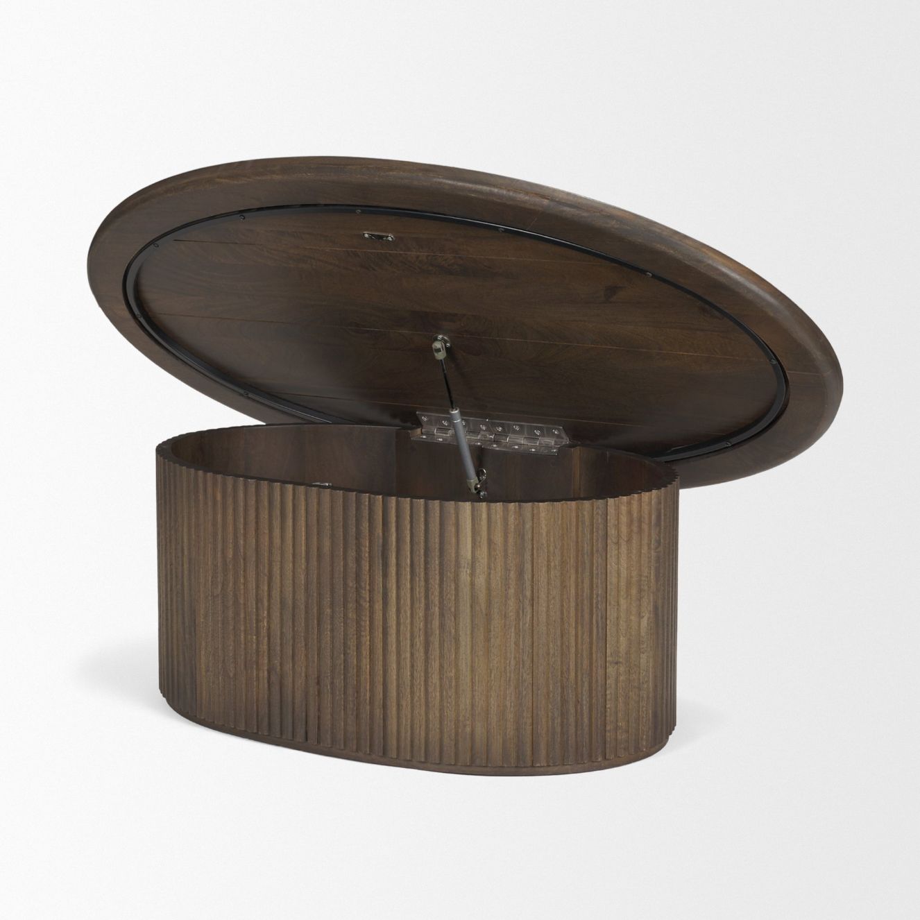Mercana Terra Fluted Wood Coffee Table