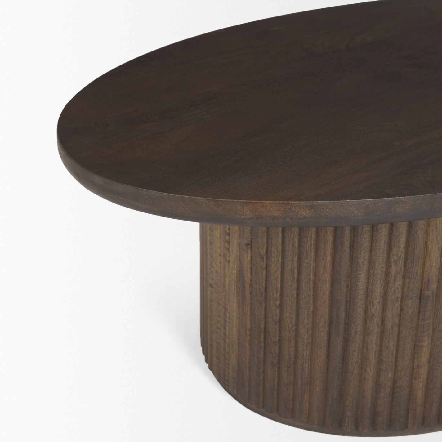Mercana Terra Fluted Wood Coffee Table