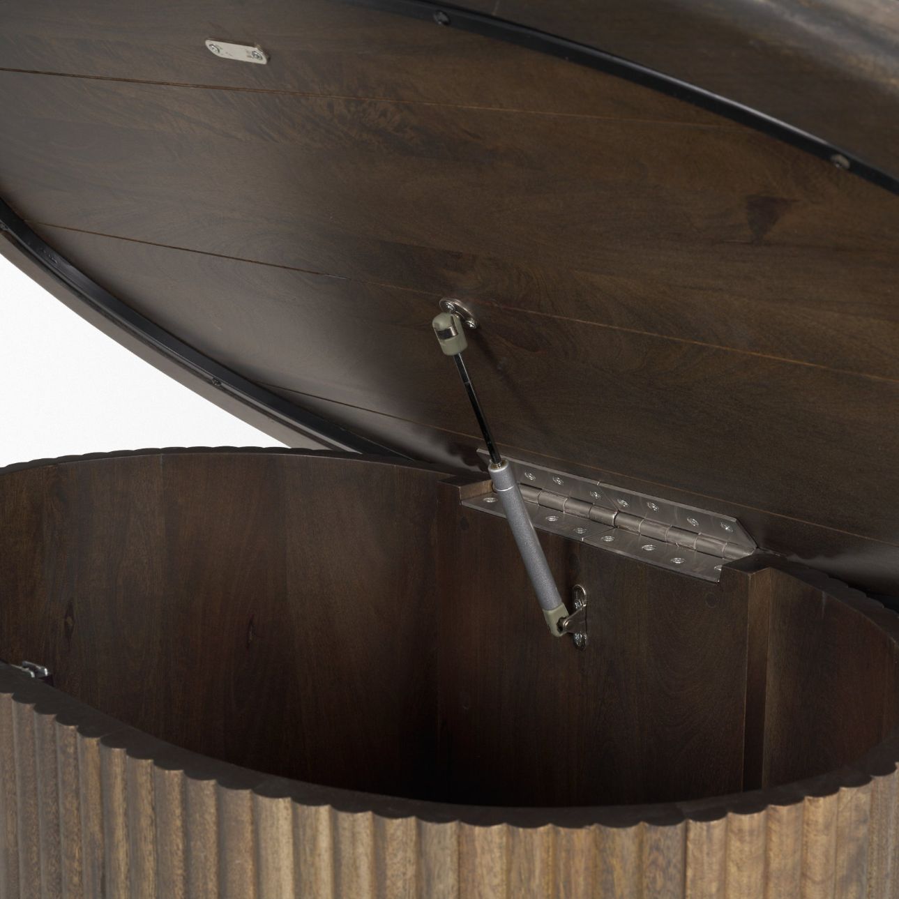 Mercana Terra Fluted Wood Coffee Table