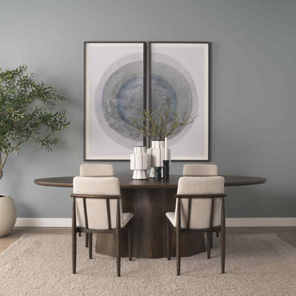 Mercana Jovani Wooden Oval Dining Table
