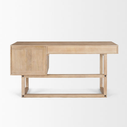 Grier Brown Solid Wooden Office Desk