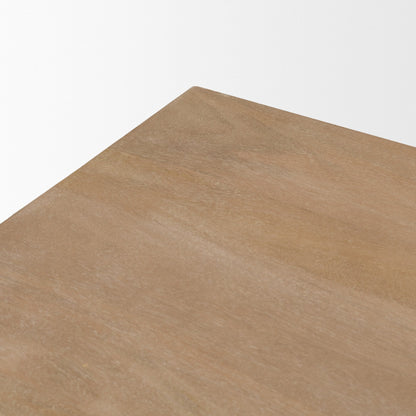 Grier Brown Solid Wooden Office Desk