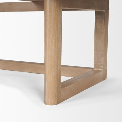 Grier Brown Solid Wooden Office Desk