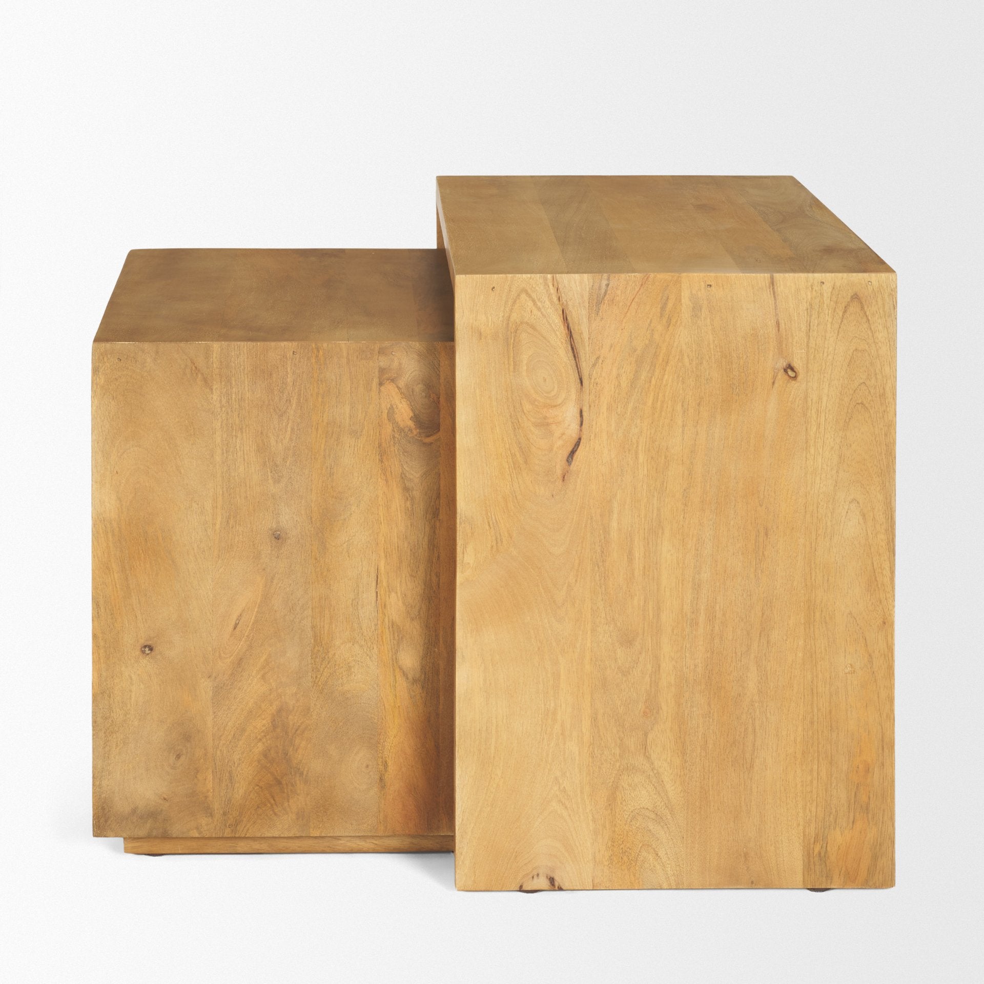 Mercana Alanna Wood Nesting Accent Table (Set of 2)