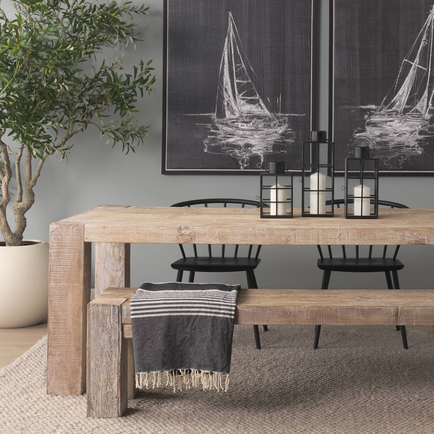 Mercana McArthur Reclaimed Wood Dining Table