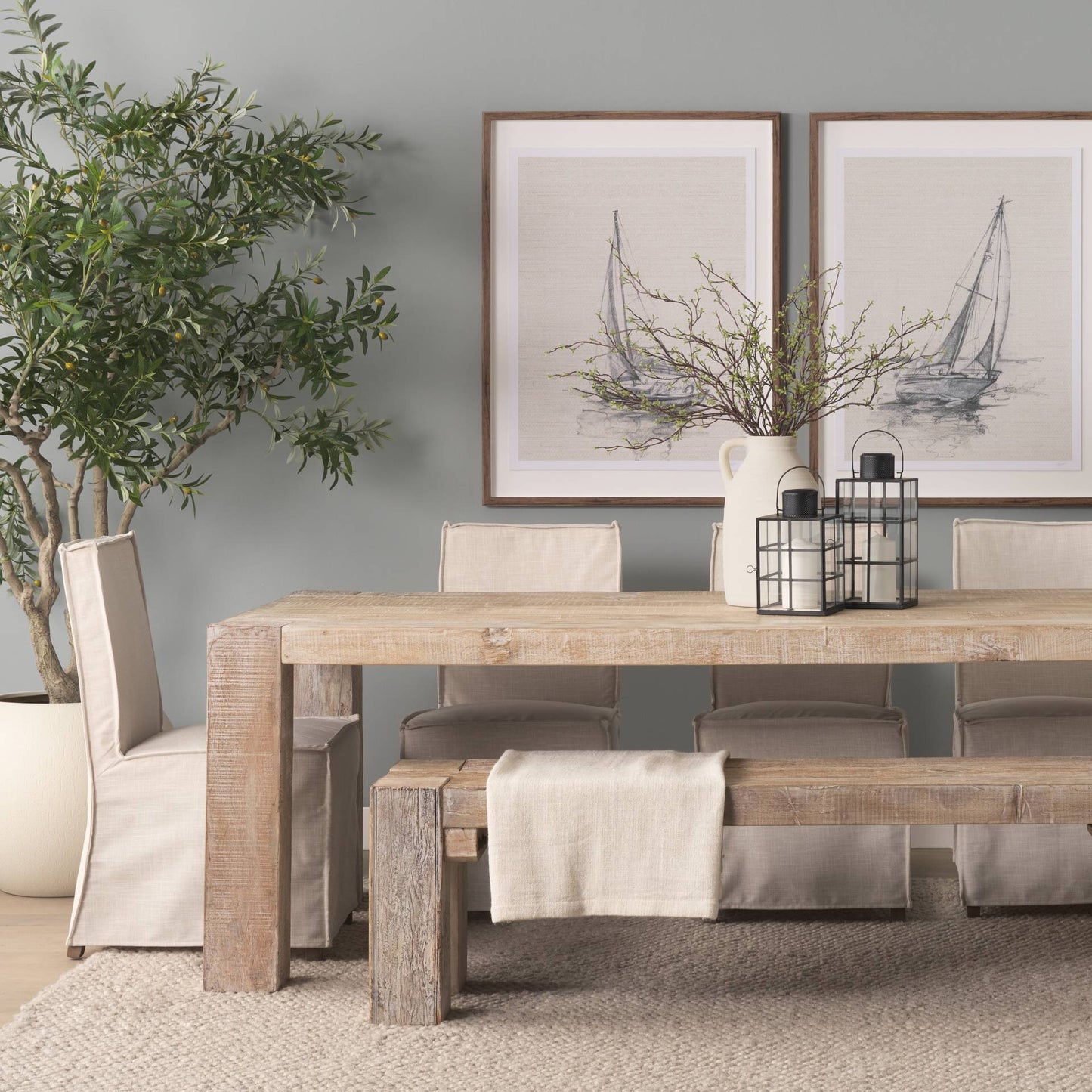 Mercana McArthur Reclaimed Wood Dining Table