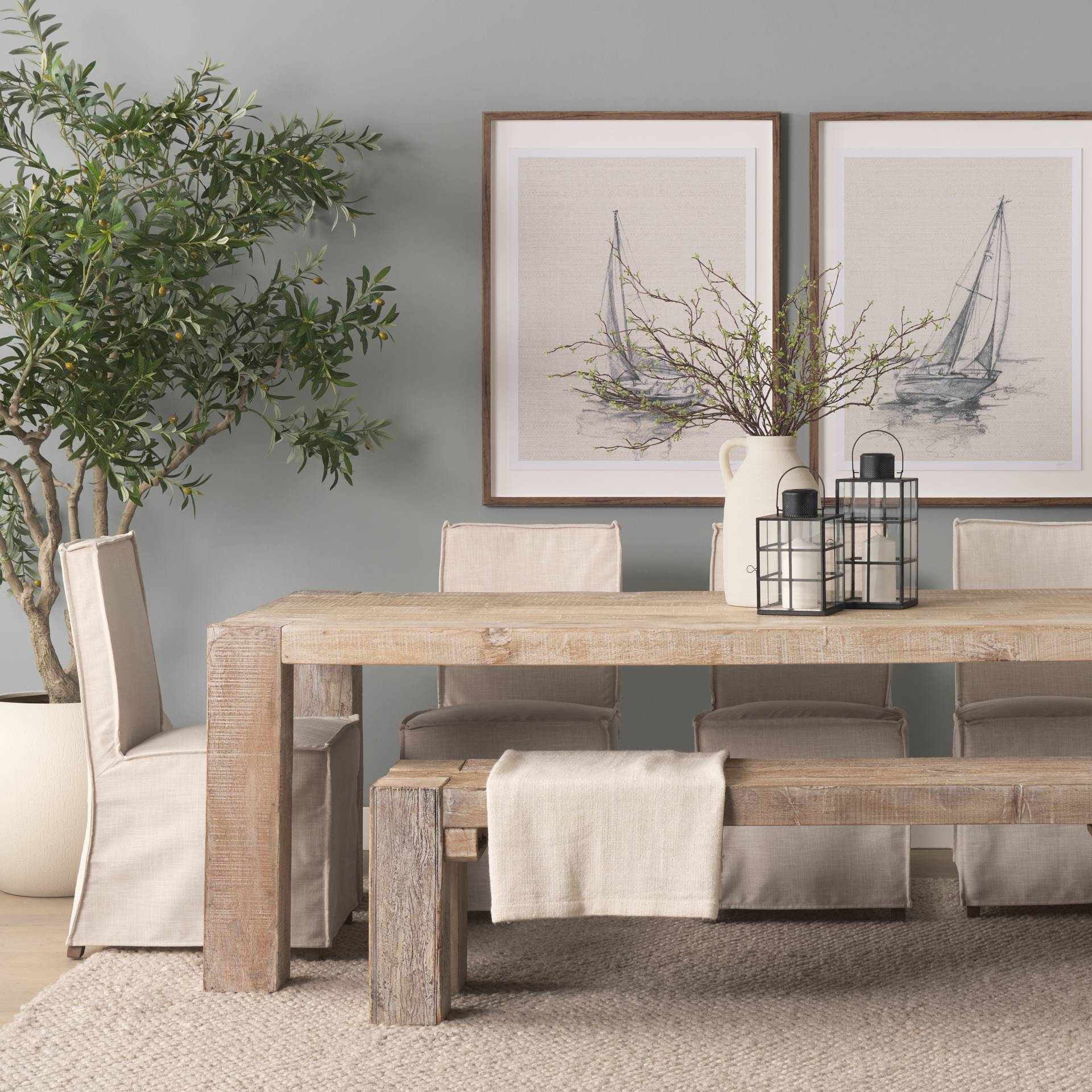Mercana McArthur Reclaimed Wood Dining Table