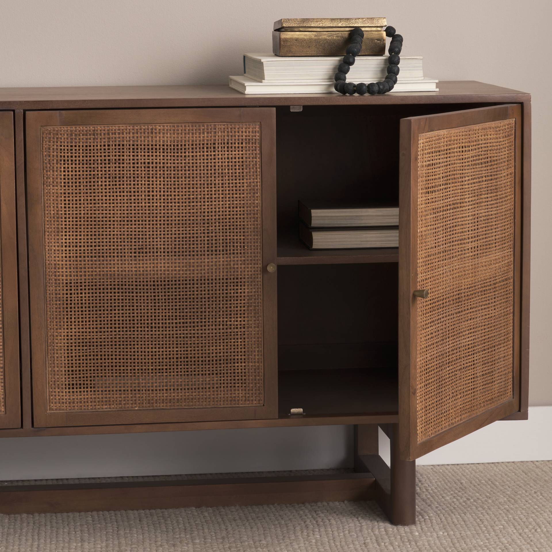 Mercana Grier Four Doors Wood Sideboard