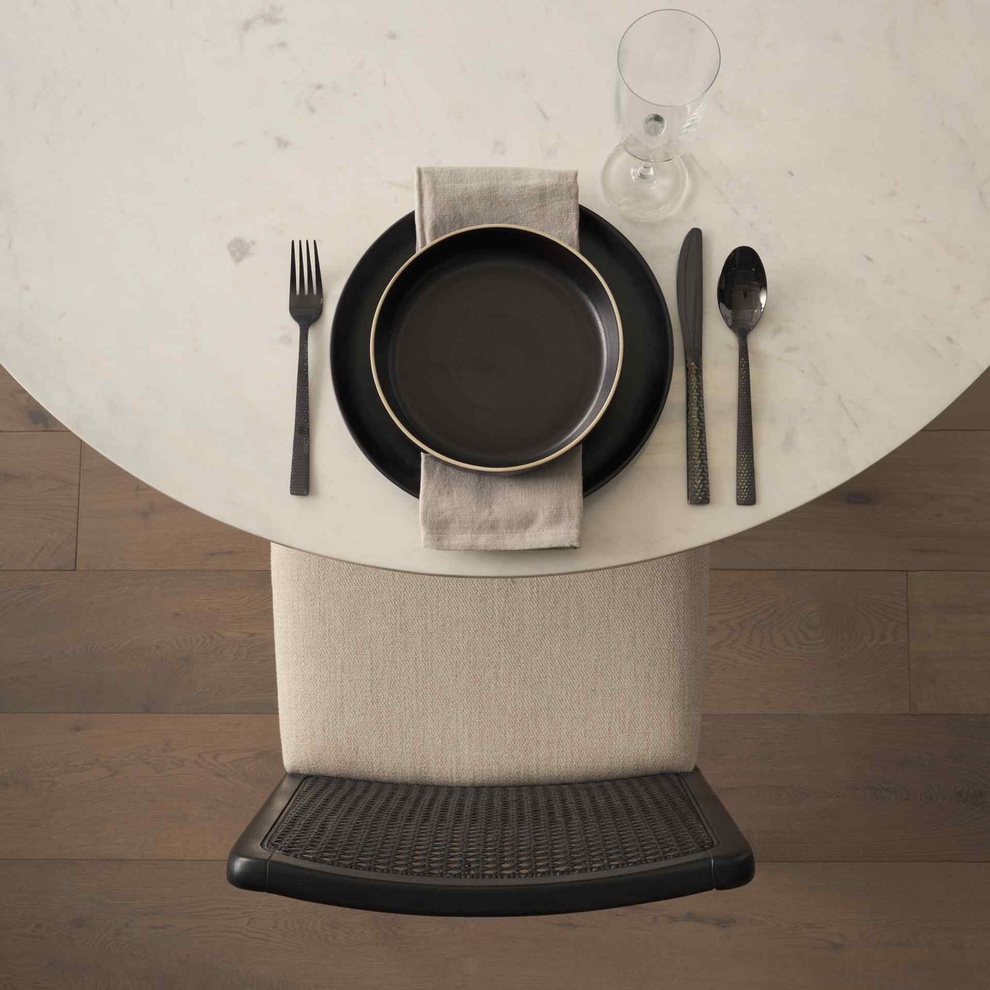 Clara Fabric Armless Dining Chair (Set of 2)