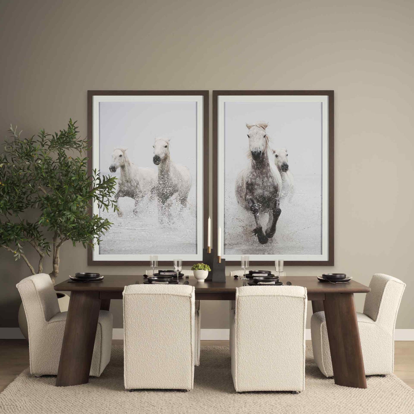 Mercana Jonan Wooden Rectangular Dining Table