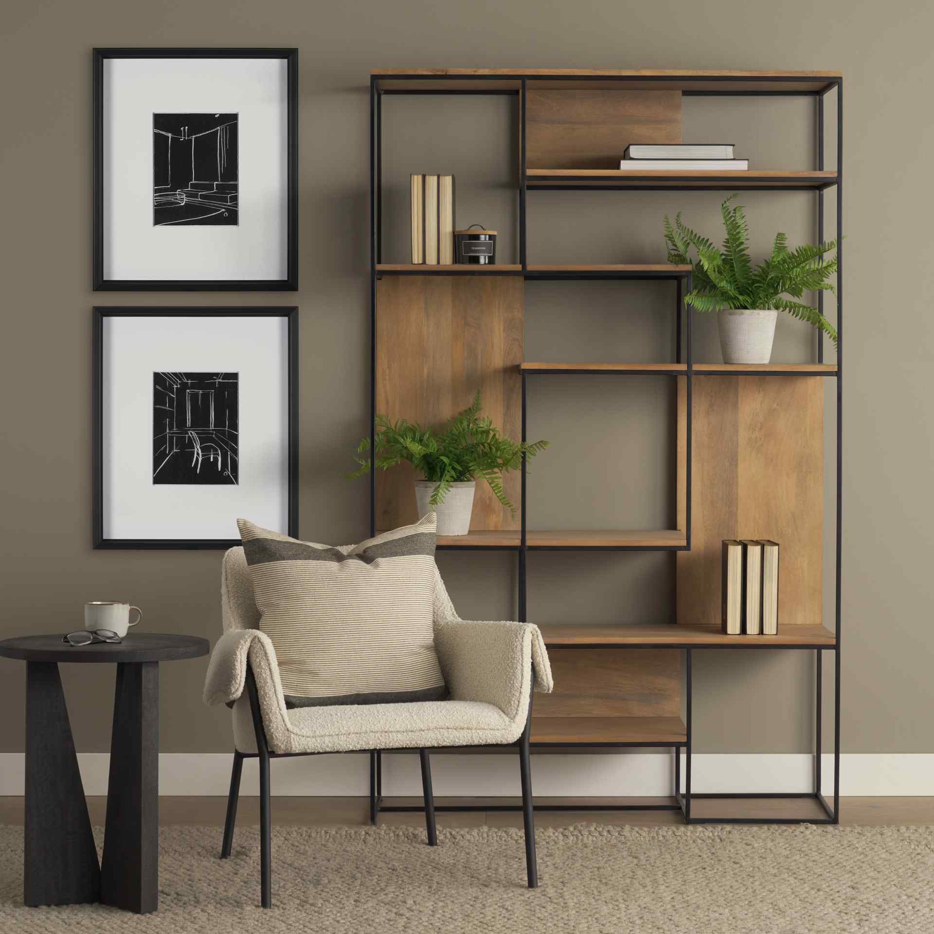 Mercana Mattius Wooden Round Accent Table