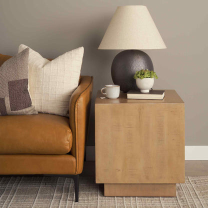 Mercana Hayden Wooden Square Side Table