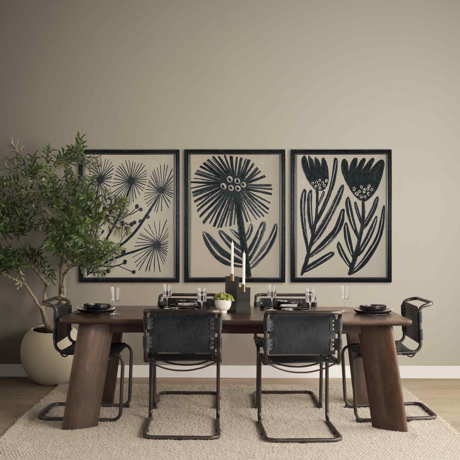 Mercana Berbick Leather Armless Dining Chair (Set of 2)