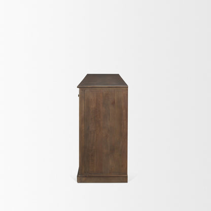 Mercana Braxton Three Drawers Wood Sideboard