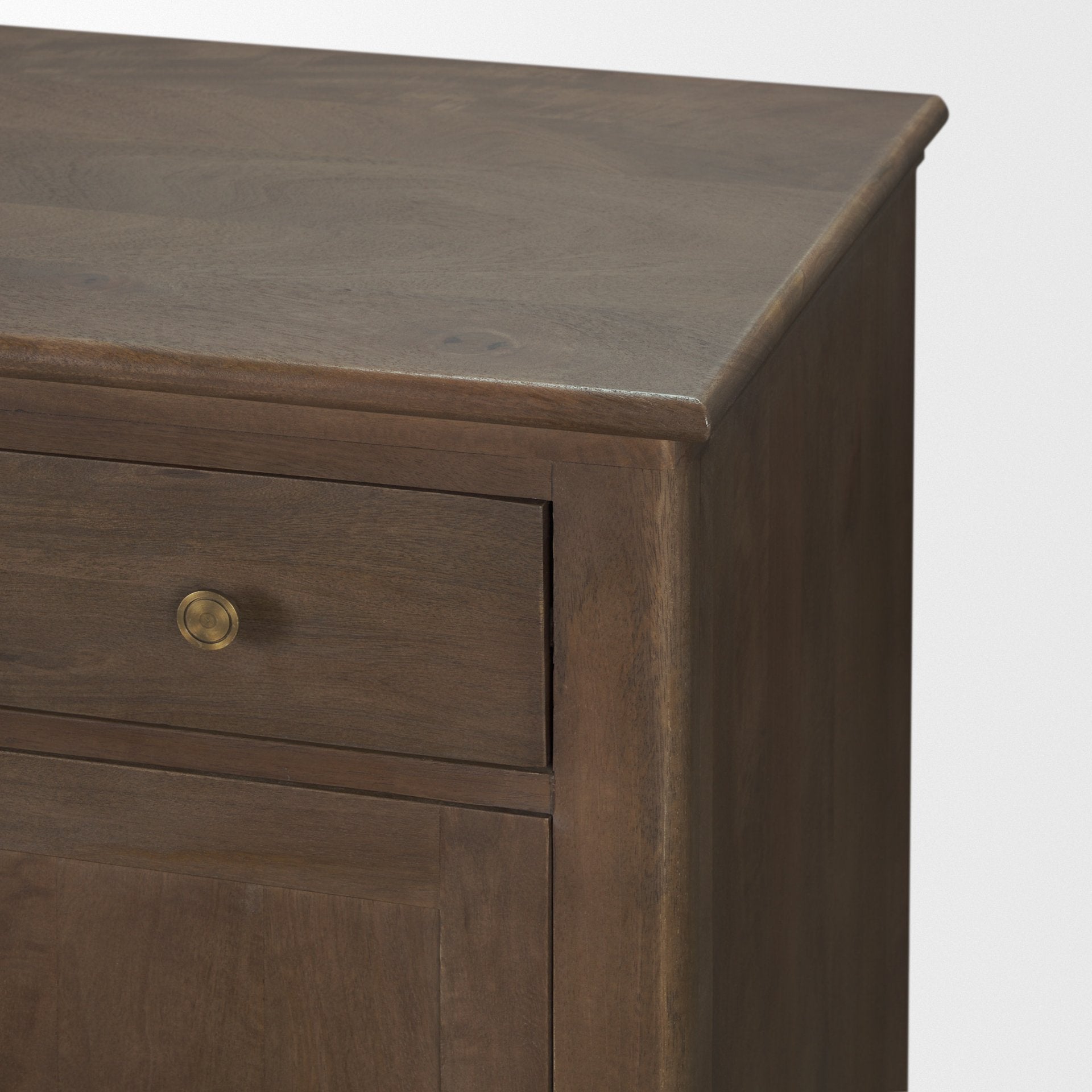 Mercana Braxton Three Drawers Wood Sideboard