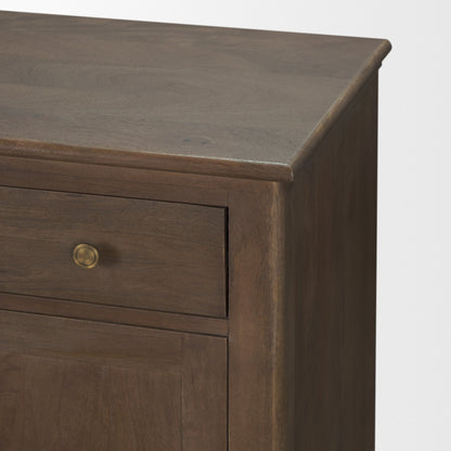 Mercana Braxton Three Drawers Wood Sideboard