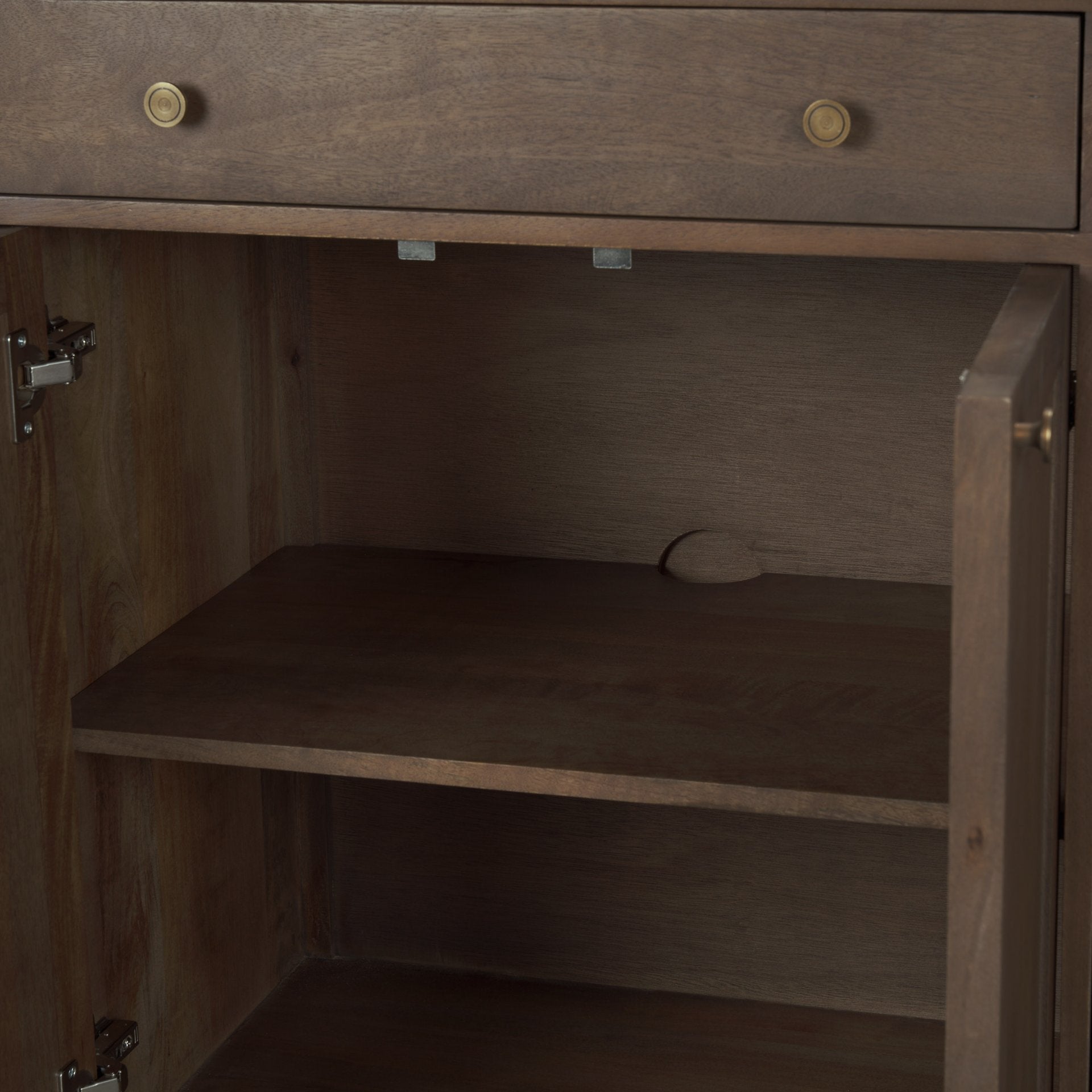 Mercana Braxton Three Drawers Wood Sideboard