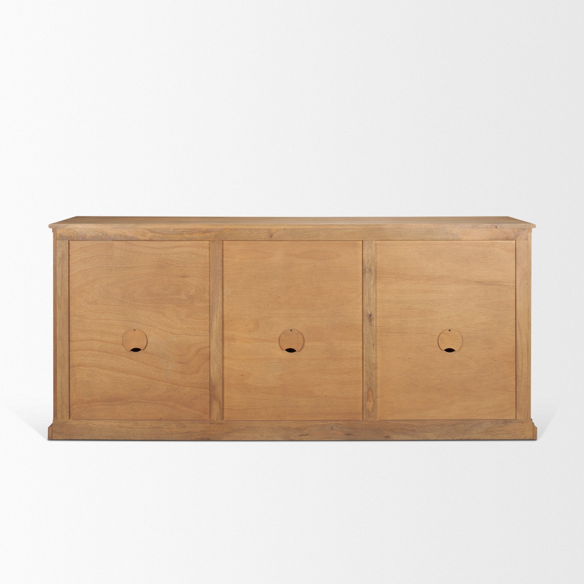 Mercana Braxton Three Drawers Wood Sideboard