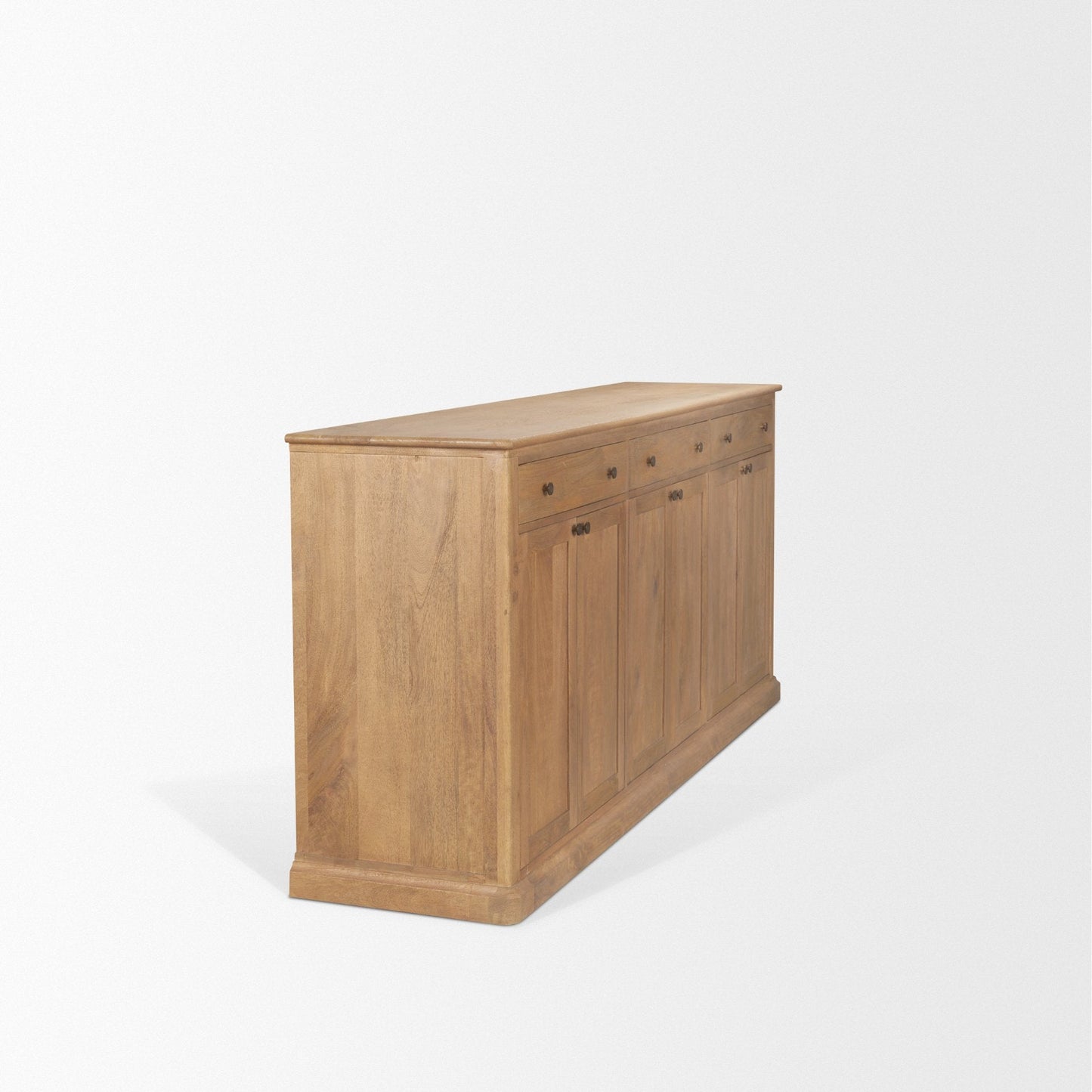 Mercana Braxton Three Drawers Wood Sideboard